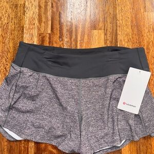 lululemon Speed Up Shorts, 4 inch, sz 10, NWT